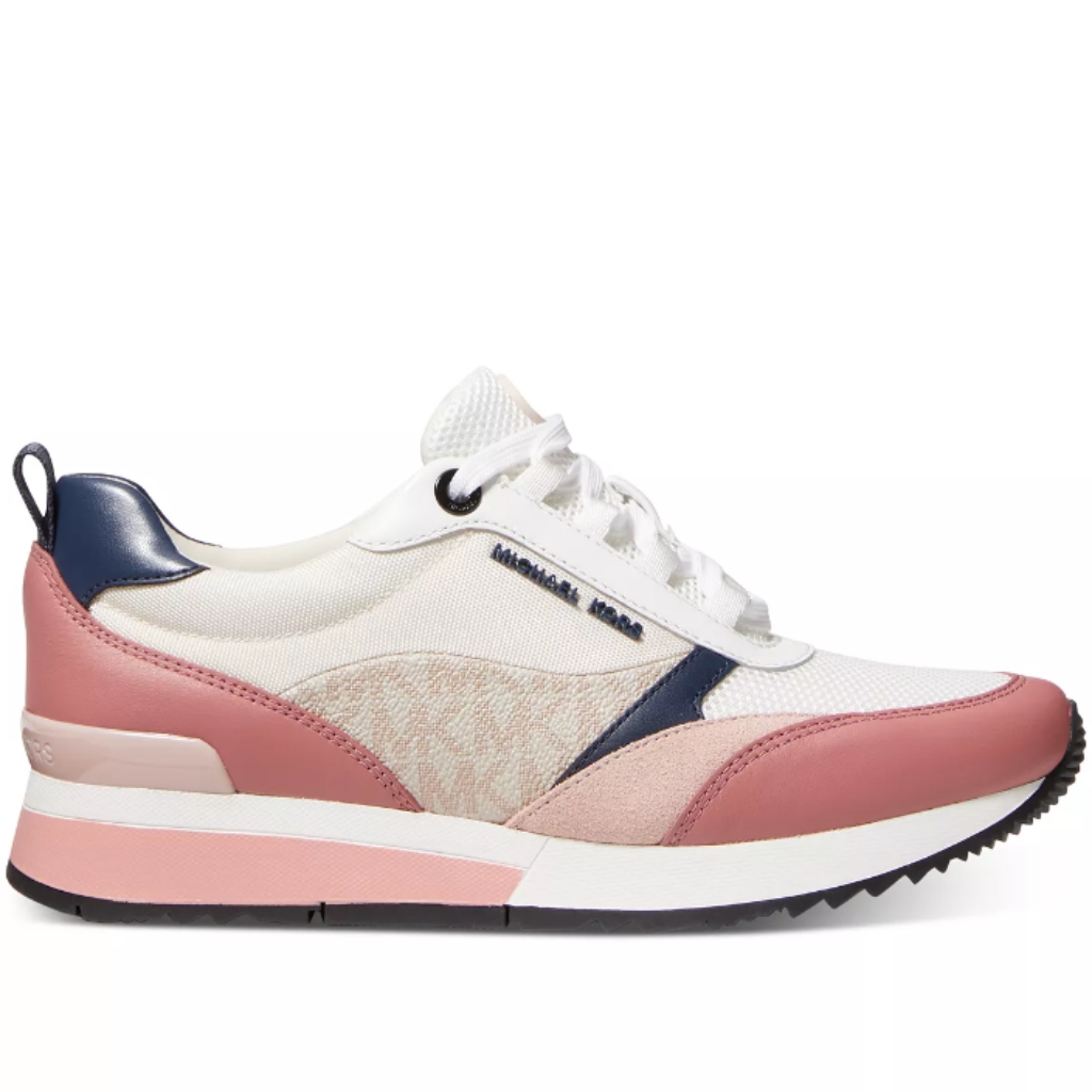 Michael Kors Allie Stride Trainer Lace Up Sneakers